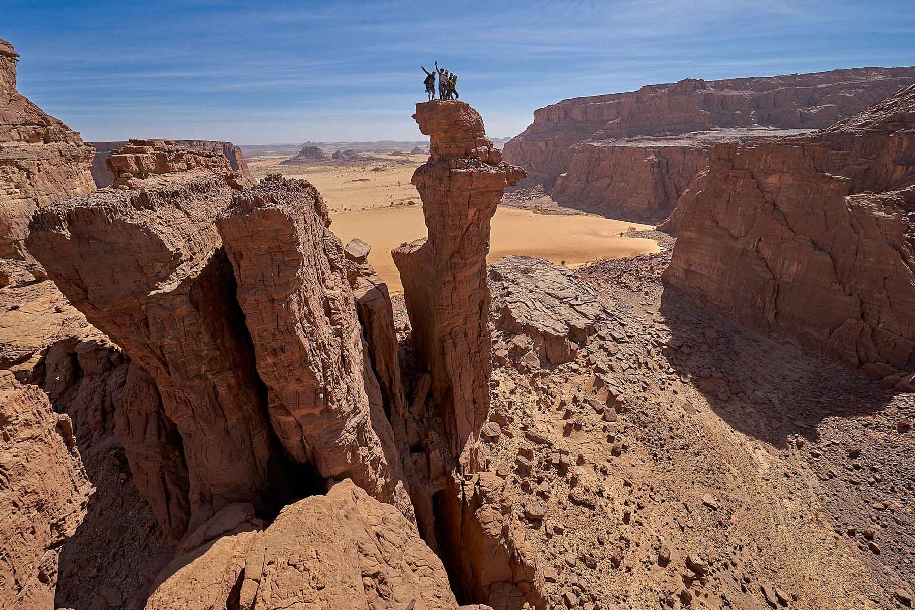 Formations rocheuses du massif de l'Ennedi